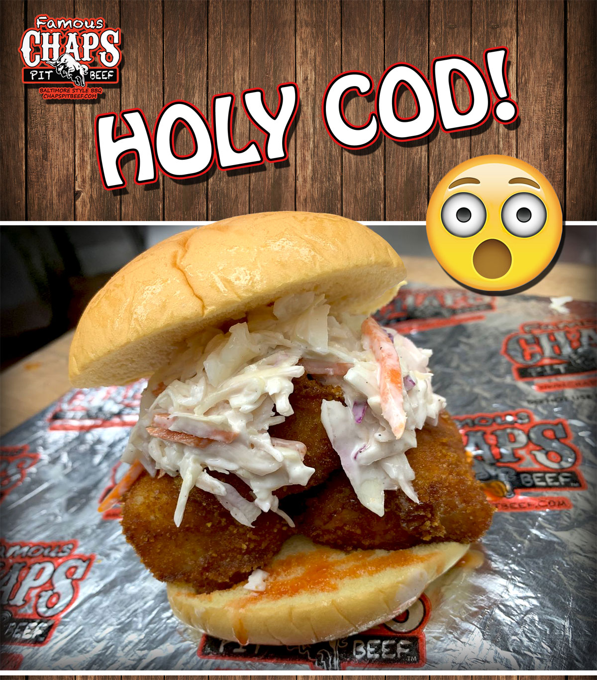 Meatless for Lent? Try Our Holy Cod Fish Sandwich!