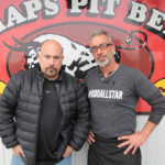 Owner Bob Creager with Tony Luke Jr.